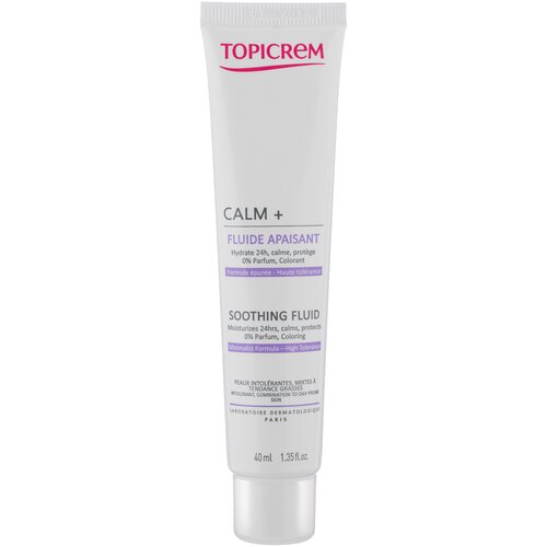 Topicrem Calm+ Soothing Fluid Успокаивающий флюид для лица и шеи, 40 мл