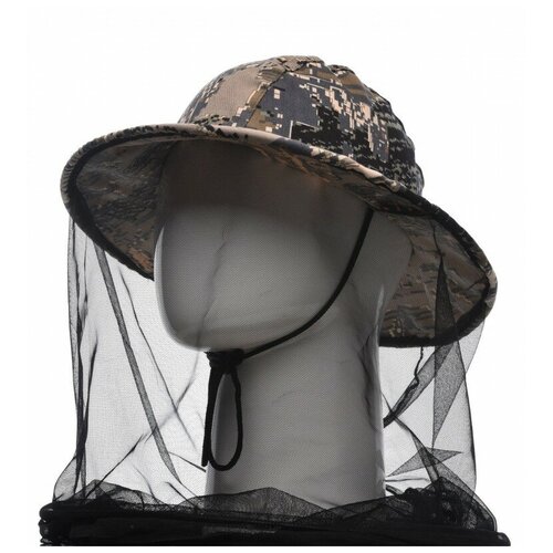 Панама-накомарник с кольцами Антигнус лабиринт тк. смесовая р.58 Huntsman