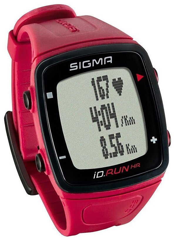 Спортивные часы-пульсометр Sigma, iD.RUN HR rougee 24920, красный, без нагрудного датчика