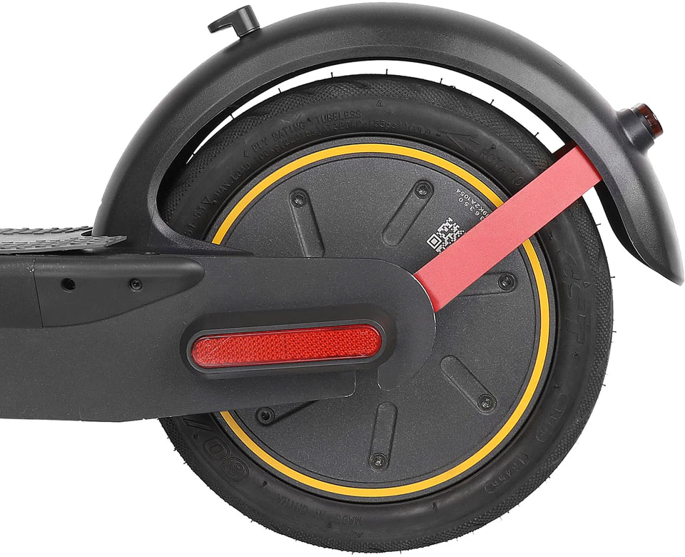 Кронштейн, поддержка заднего крыла для электросамоката Ninebot KickScooter MAX G30 / G30P металл, красный