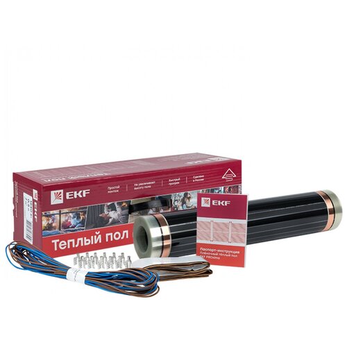 Инфракрасный пленочный теплый пол 1540Вт 7м2 ширина 05 метра EKF 8965₽