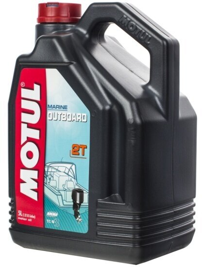 Моторное масло Motul Outboard 2T, минеральное, 5 л, ( 106612)