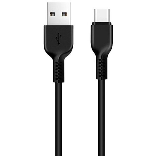 Кабель USB Type-C Hoco X20 (1 метр) <черный> кабель hoco x20 type c usb 3 а 1 м черный