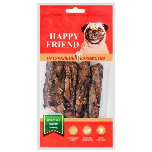Лакомство для собак HAPPY FRIEND Легкое баранье для мелких пород 30г (упаковка - 30 шт)