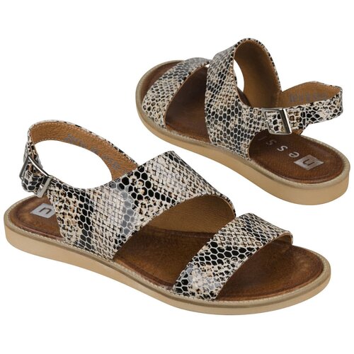 Босоножки из натуральной кожи Nessi Ne-20714 bez BA