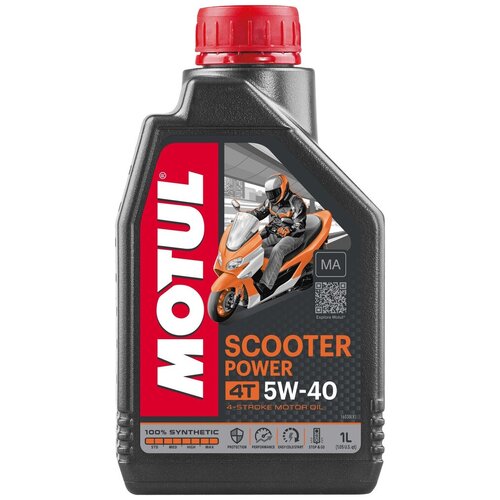 Синтетическое моторное масло Motul Scooter Expert 4T 5W-40, 1 л
