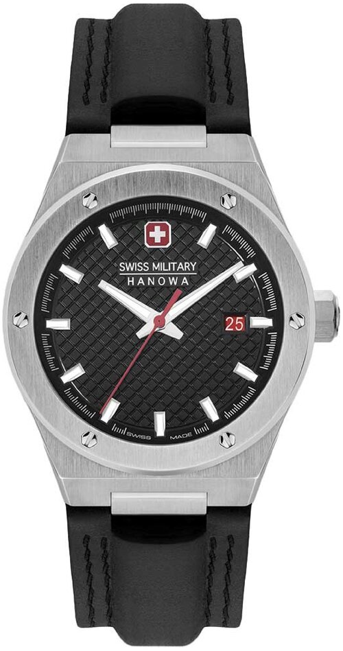 Наручные часы Swiss Military Hanowa Land, черный, серебряный