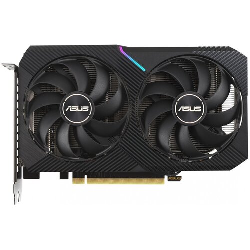 Видеокарта Asus PCI-E 4.0 DUAL-RTX3060-O8G NV RTX3060 8192Mb 128 GDDR6 1837/15000/HDMIx1/DPx3/HDCP R