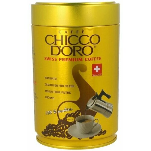 Кофе Chicco D'Oro Tradition молотый в банке 0,25 кг.