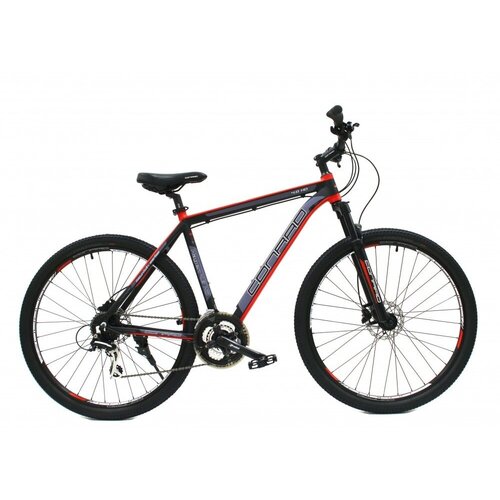 Велосипед 27,5 CONRAD MESSEL 4.0 HD MATT BLACK/RED