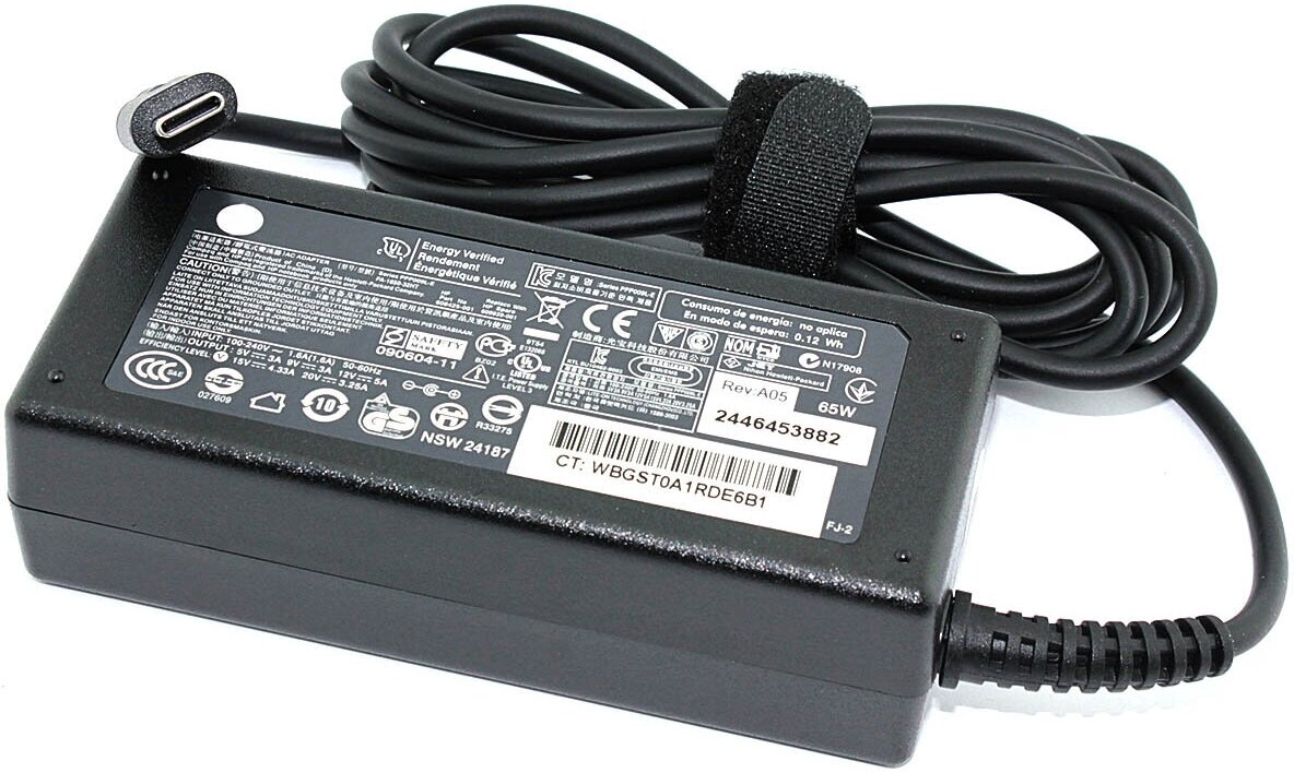 Блок питания для ноутбуков HP 20V 3.25A 65W Type-C