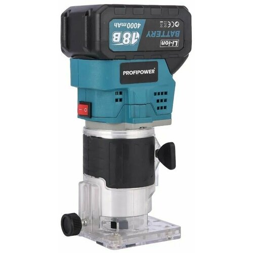 Аккумуляторный фрезер бесщеточный ProfiPower MKDRT-18V Li-ion-2шт 40Ач 0-30000 обмин ключ ЗУ в кейсе 974900₽