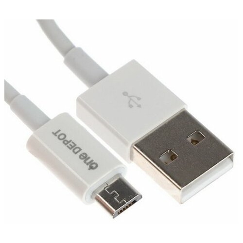 Кабель S22V, microUSB - USB, 2.4 А, 1 метр, белый