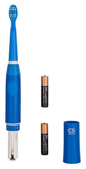 Электрическая зубная щетка CS Medica CS-999-H (синяя) - фотография № 7