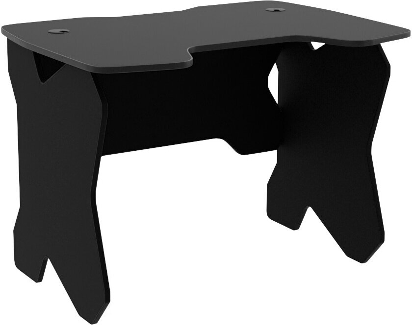 Стол компьютерный игровой геймерский Sky с подставками для системного блока и телефона, черный черный - фотография № 8