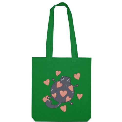 фото Сумка шоппер us basic, зеленый