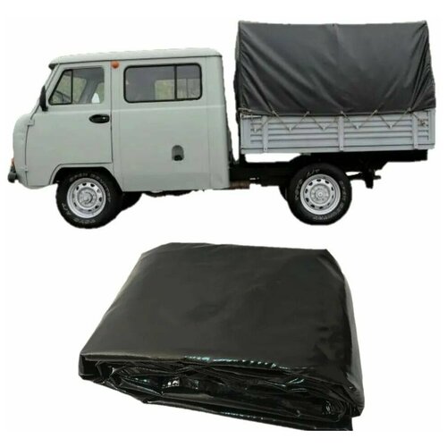 Тент на УАЗ 39094, Фермер (домиком) нового образца, чёрный