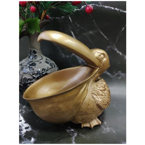 Статуэтка Пеликан бронзовый