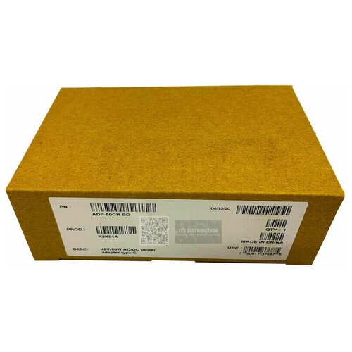 Блок питания HPE R3K01A Aruba 48V50W ACDC Power Adapter 491200₽