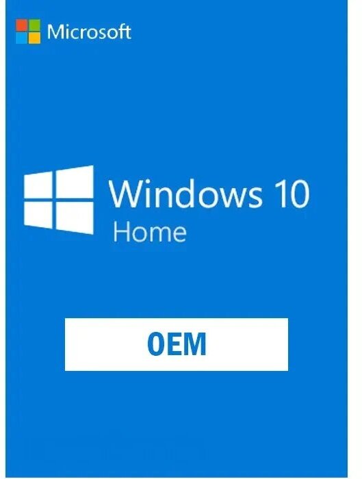 Microsoft Windows 10 Домашняя, электронный ключ, oem (с привязкой к мат. плате)