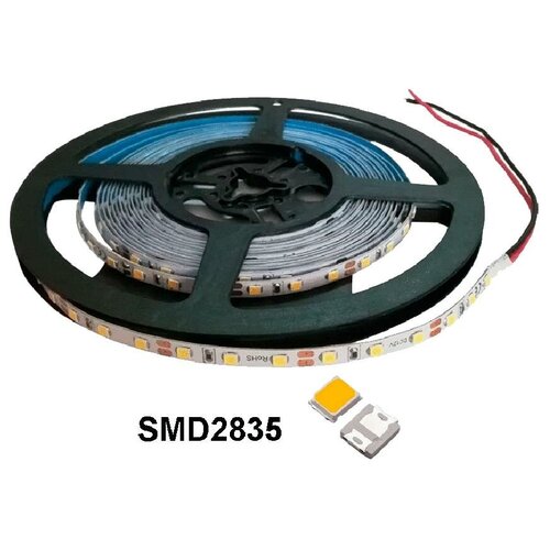 Светодиодная лента SMD2835, IP20, 60 светодиодов на метр BEELED BLDS20-3528G300A-12 - упаковка 5м.