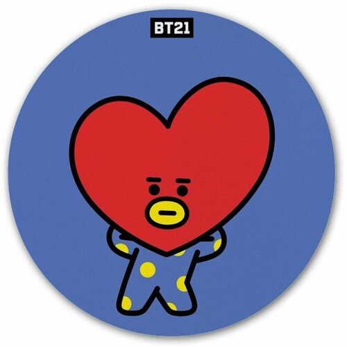 Коврик для мышки круглый BT21 - TATA