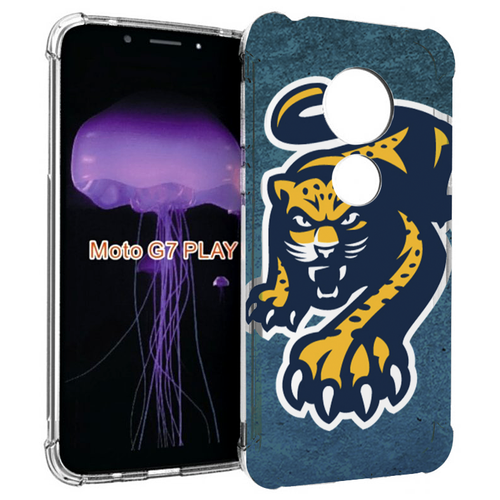 Чехол MyPads хк сочи хоккей для Motorola Moto G7 Play задняя-панель-накладка-бампер