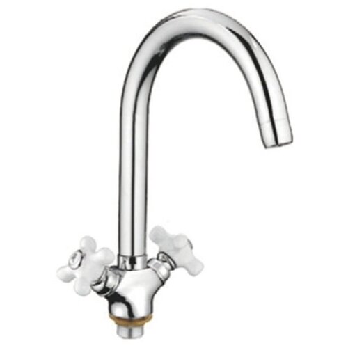 Смеситель для кухни с высоким поворотным изливом Штутгарт (A14463) хром, латунь