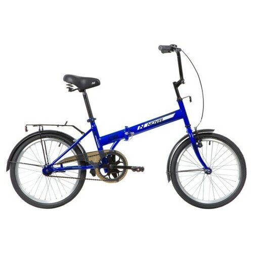 фото Велосипед novatrack 20" складной, tg30, синий, тормоз 1 руч. и нож.,двойной обод