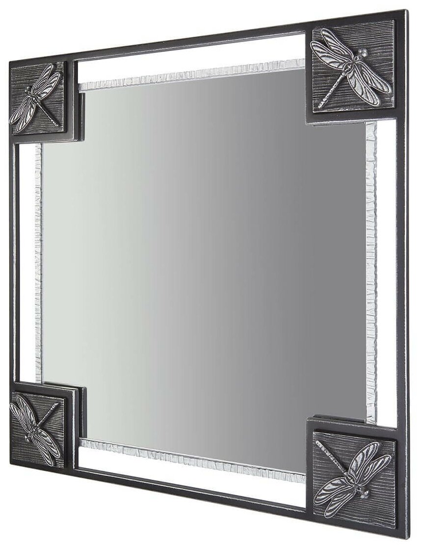 Зеркало Runden Стрекозы 72x72 см, 72х72 см - фотография № 6