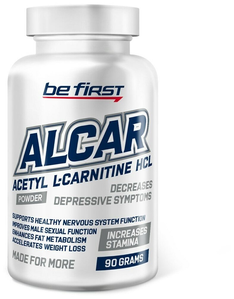 Be First Alcar (acetyl L-carnitine) powder (90гр)