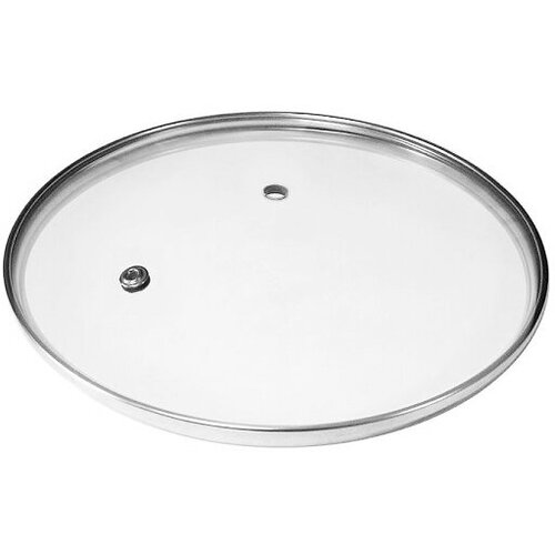 Крышка для сковороды стеклянная без ручки 18 см