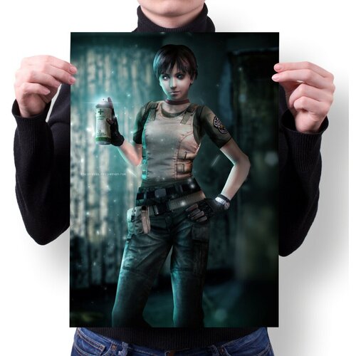 Плакат MIGOM А2 Принт Resident Evil, Резидент Эвил - 7