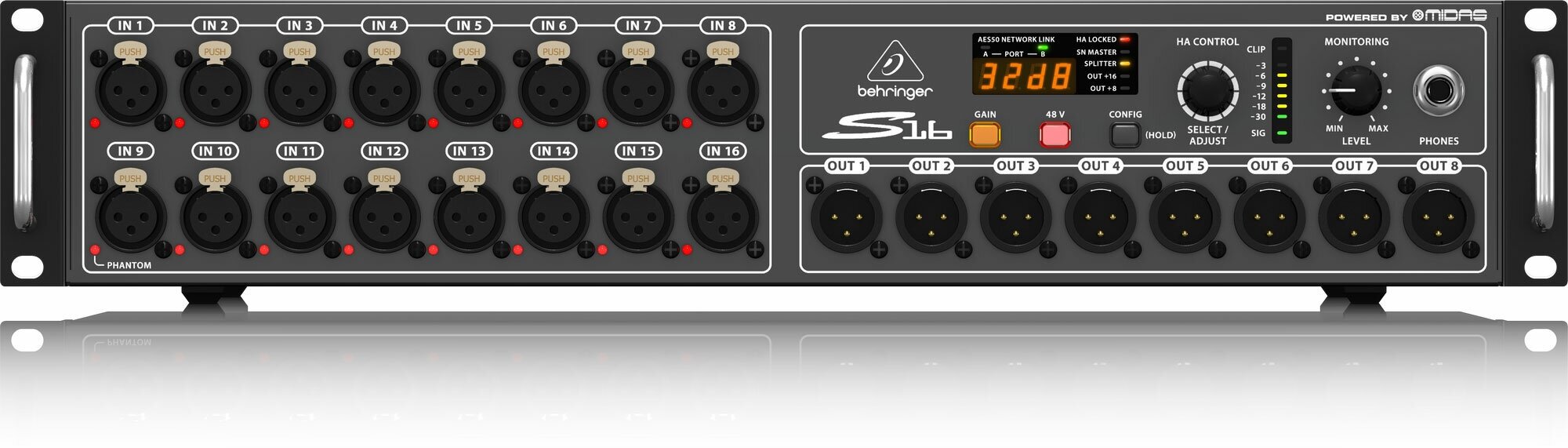 Behringer S16 коммутационный блок для цифрового микшера