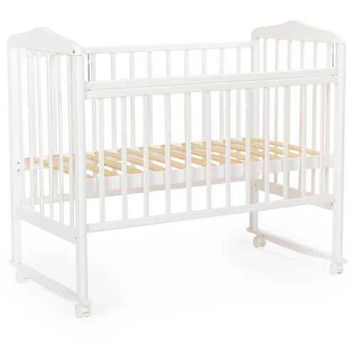 Детская кровать BEBIZARO OVERALL Колесо-качалка WHITE