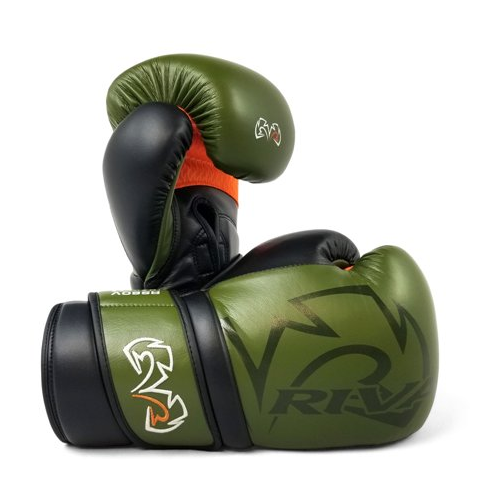 Перчатки боксерские RIVAL RS80V IMPULSE SPARRING GLOVES, 16 унций, зеленые