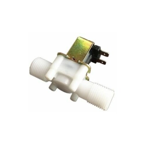 Электромагнитный водопроводный клапан 1/2, до 80 C, 12В DC электромагнитный водопроводный клапан 1 2 “ пластик 12в