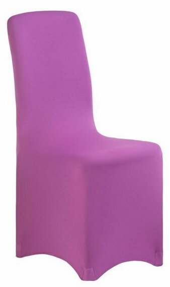 Чехол свадебный на стул, фиолетовый, размер 100х40см, 3 шт.