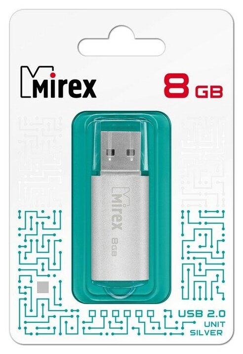 Флеш накопитель 64GB Mirex Unit, USB 2.0, Синий - фото №11