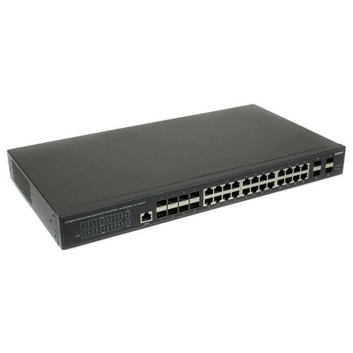 Коммутатор управляемый Osnovo SW-32G4X-3L h3c lscm2cgt24tssc8 модуль s7003x для обмена маршрутами 24 биллионный интерфейс ethernet rj45 4 биллионный интерфейс ethernet sfp lc sc
