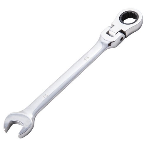 Ключ комбинированный Beorol ключ комбинированный трещоточный шарнирный 15 мм KKRZ15, 15 мм