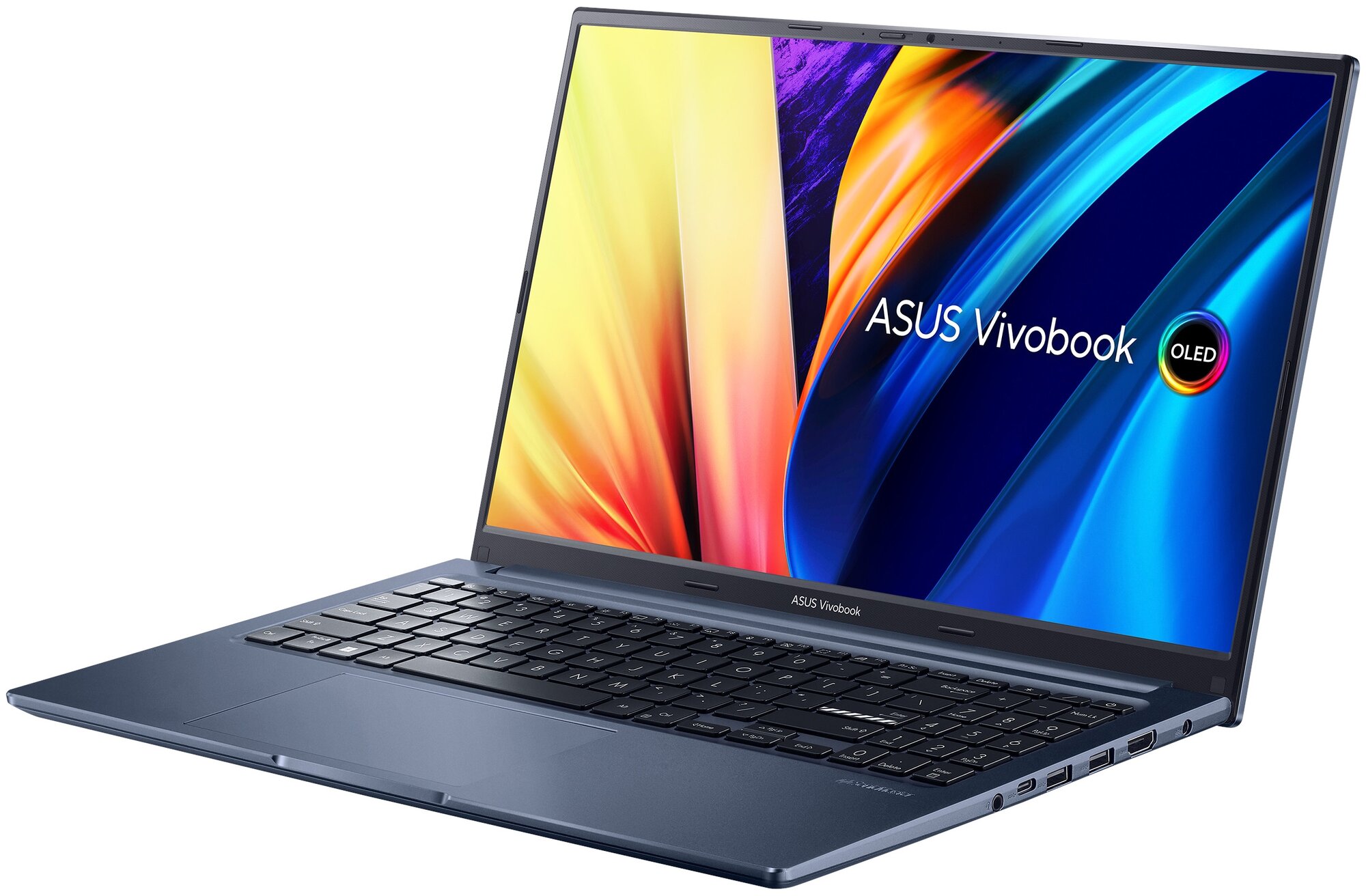 Ноутбук ASUS 90NB0WY1-M00AW0 i7-12700H/8GB/512GB SSD/15.6" OLED/Iris Xe graphics/noDVD/cam/BT/WiFi/noOS/blue - фото №2