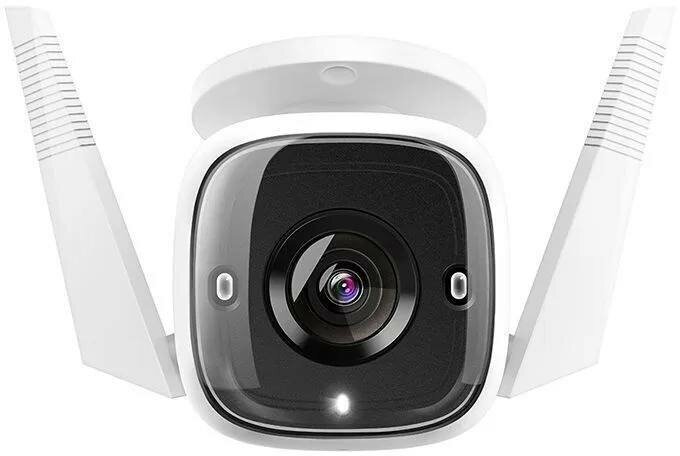 Камера видеонаблюдения IP, TP-LINK, 3.89 мм, цветная, 3 Мп, уличная, ИК-подсветка, детектор движения, шифрование, белого цвета
