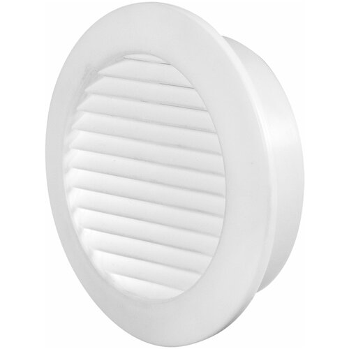 Решётка дверная вентиляционная D58 мм цвет белый 398₽