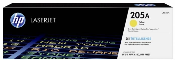 Картридж лазерный HP 205A yellow