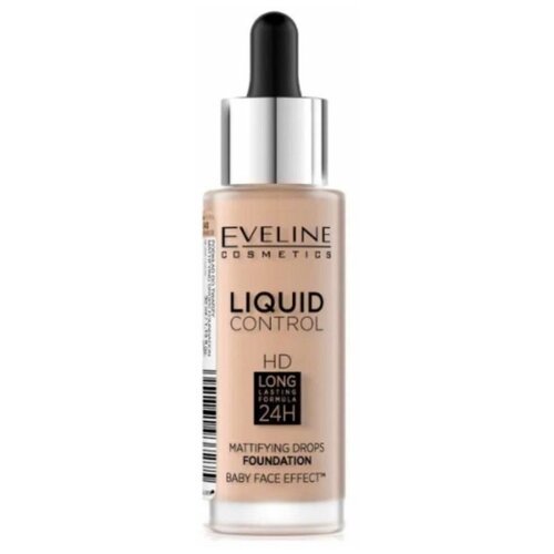 EVELINE Инновационная жидкая тональная основа LIQUID CONTROL № 010 LIGHT BEIGE