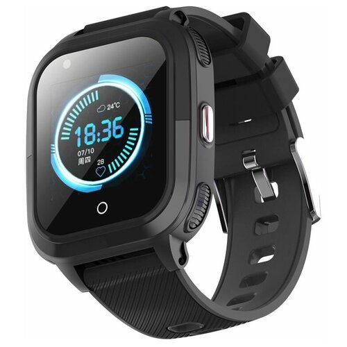 Наручные умные часы Smart Baby Watch Wonlex CT11 черные электроника с GPS и видеозвонком аксессуары для детей 457000₽