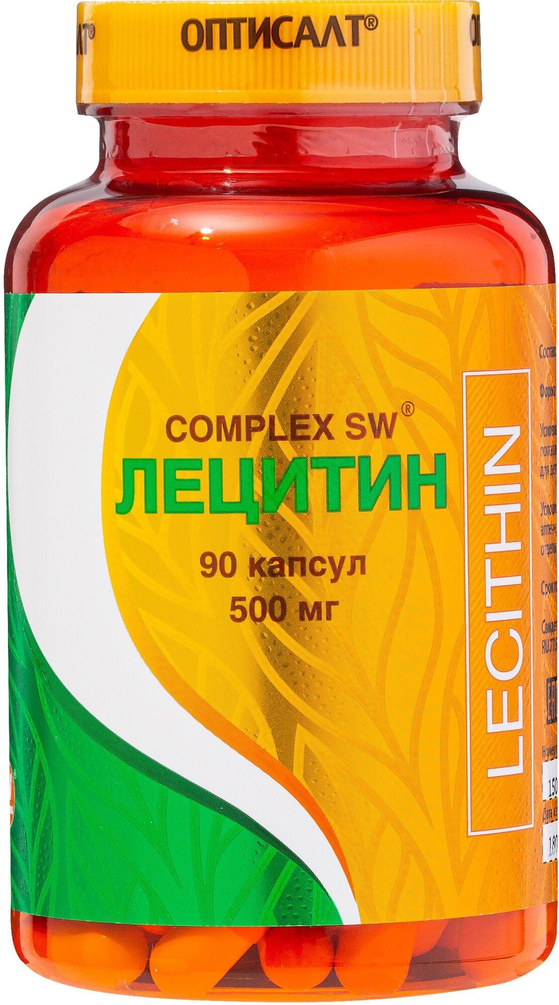 Лецитин соевый Complex SW , 90 капсул 500 мг