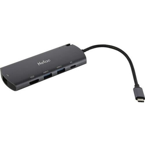 Внешний бокс для накопителя Netac WH41 rombica rombica type c hub m7 usb3 0 type c m 1 type c dc in 2 usb 3 0 type a f hdmi lan sdxc msdxc 3 5mm