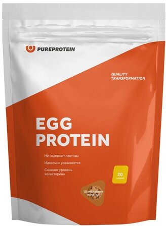 Яичный протеин "Шоколадное печенье" Pure Protein 600 г